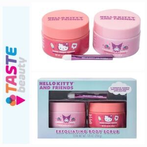 Taste Beauty Hello Kitty & Friends Exfoliating Body Scrub Set